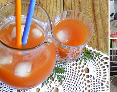 Domaći sok od breskve i tikve