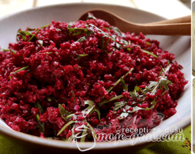 Sveža salata od cvekle