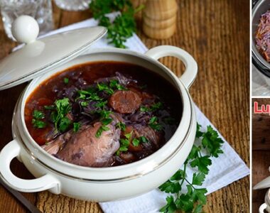 Ljubičasti kupus sa piletinom