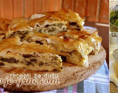 Gibanica sa koprivama i livadskim zeljem