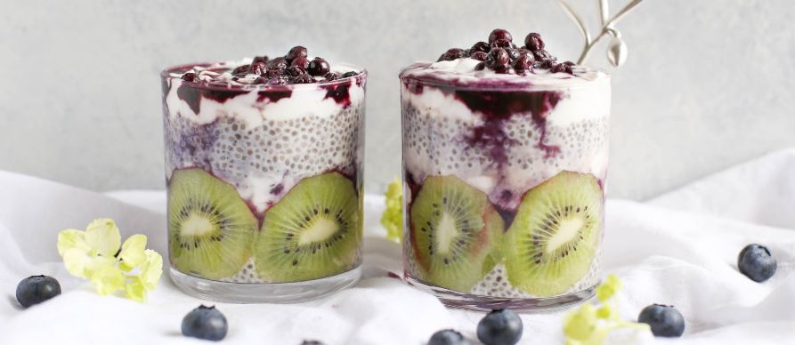 čia puding sa voćem