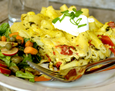 Makarone s povrćem i sirom