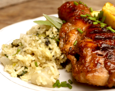 Grilovani bataci sa basmati pirinčem