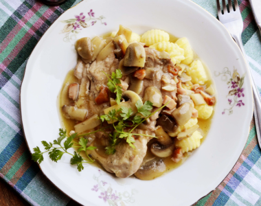 Šnicle sa šampinjonima