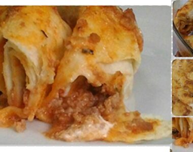 Zapečene tortilje s mesom