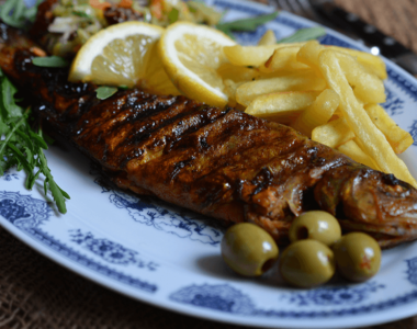 Grilovana pastrmka sa medom